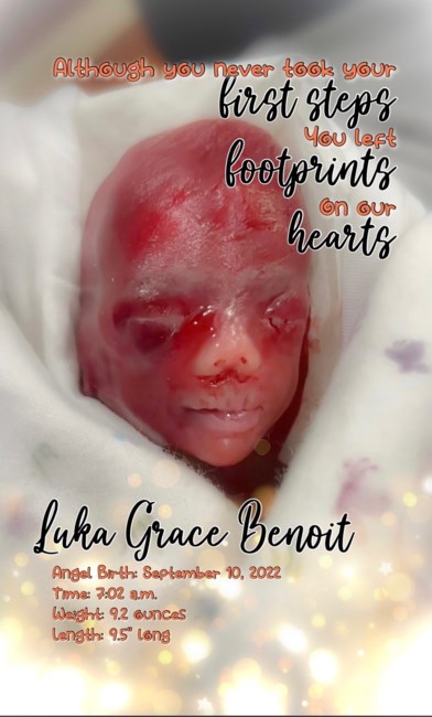 Obituary of Luka Grace Benoit