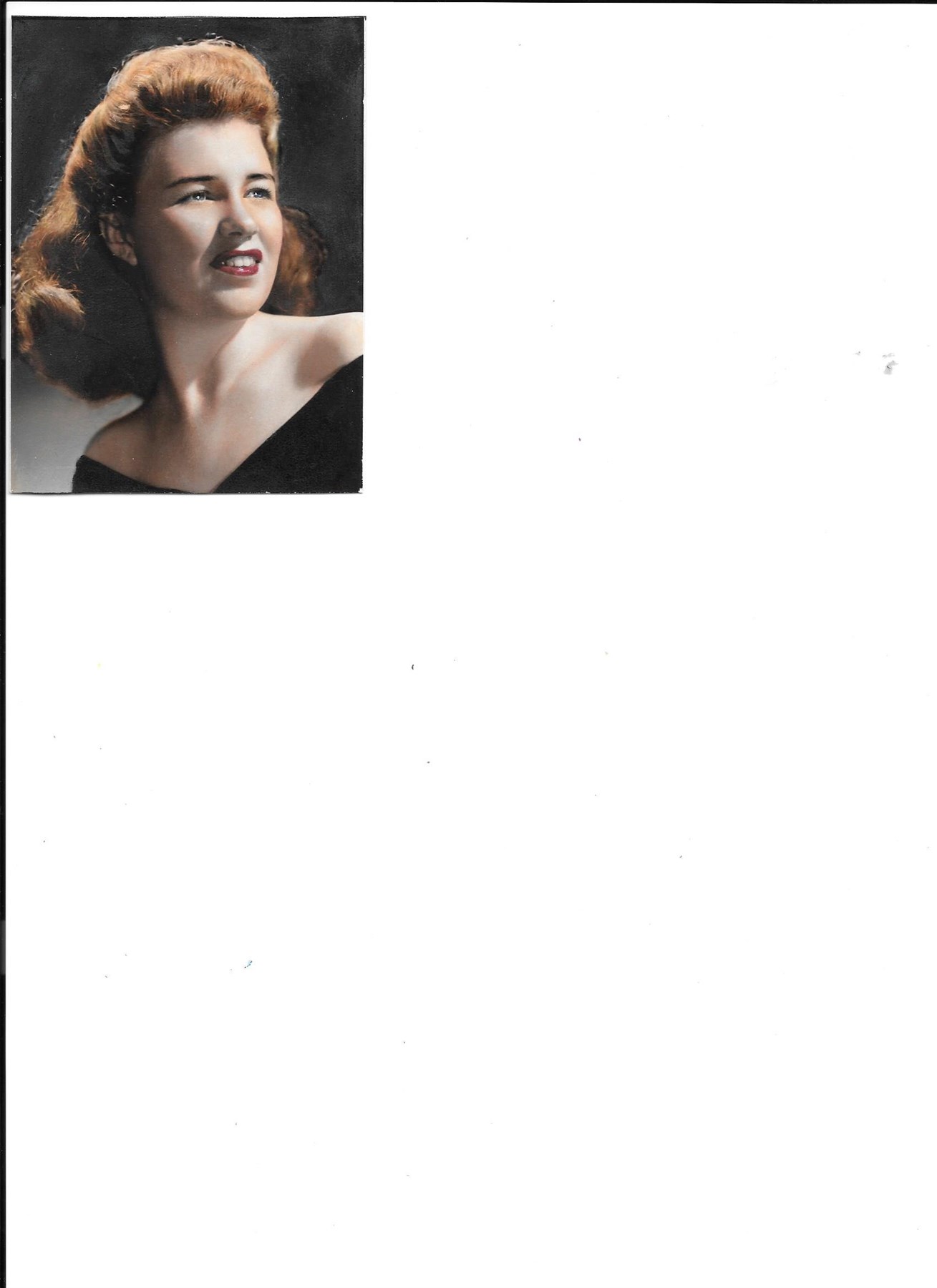 Obituary of Blanche Edna Burr