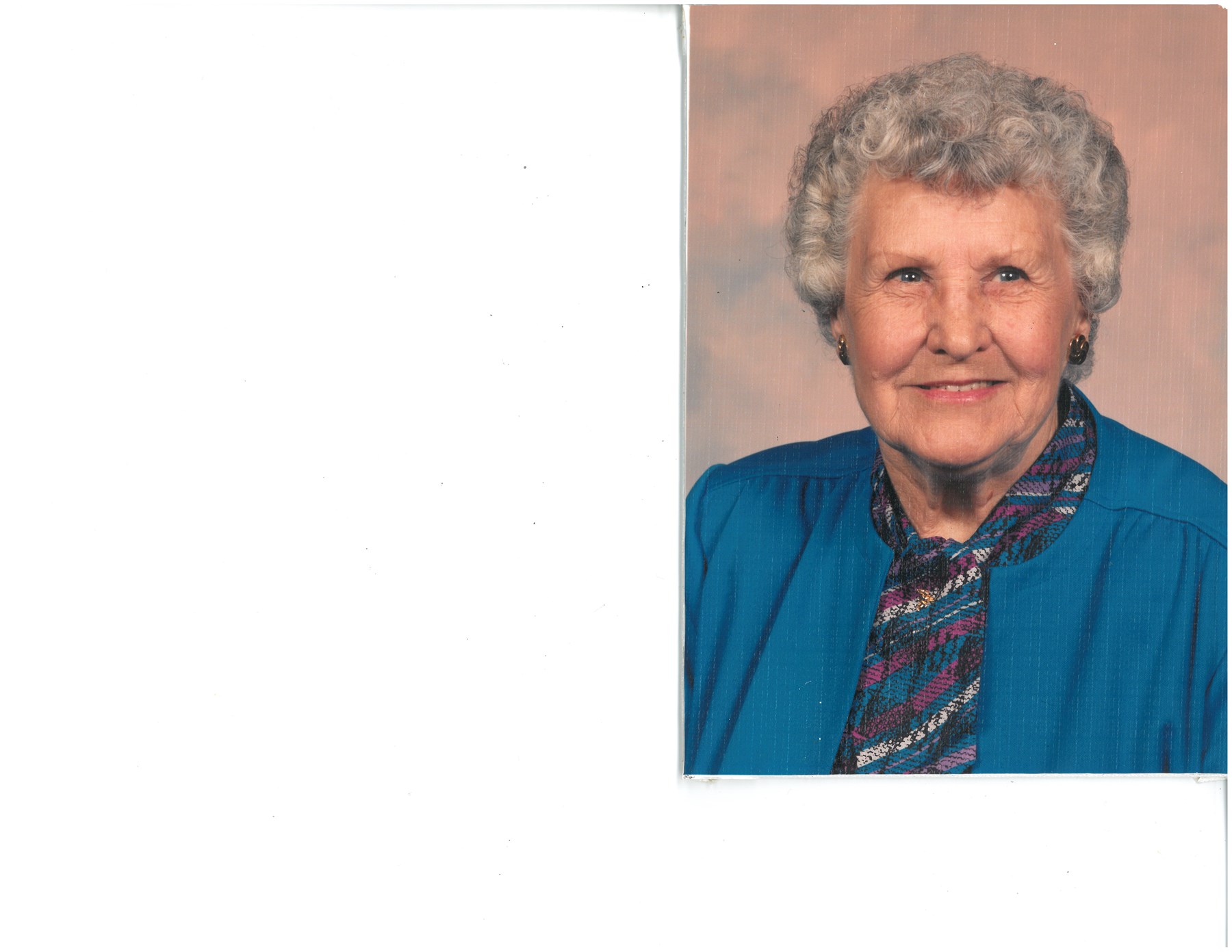 Obituary of Agnes F. Evans