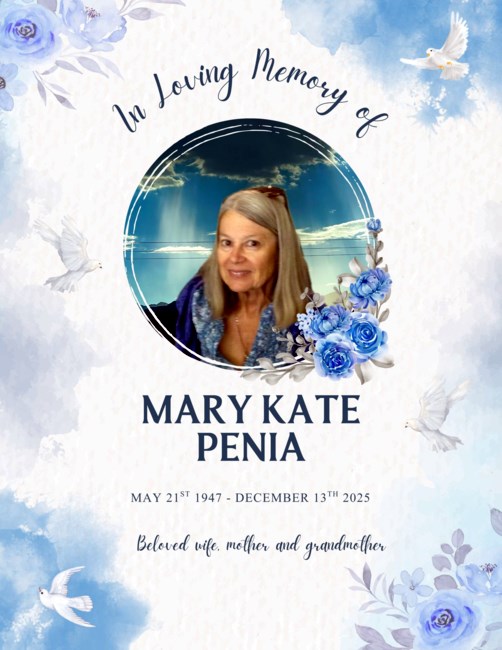 Obituary of Mary Kate Penia