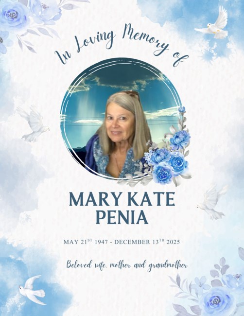 Obituary of Mary Kate Penia