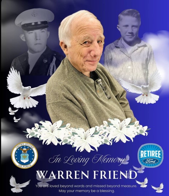 Avis de décès de Warren Lee Friend