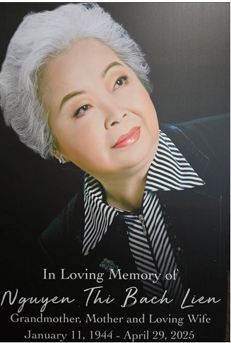 Obituary of Bachlien Thi Nguyen