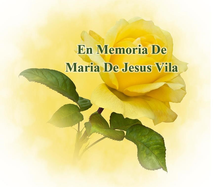 Obituary of Maria De Jesus Vila