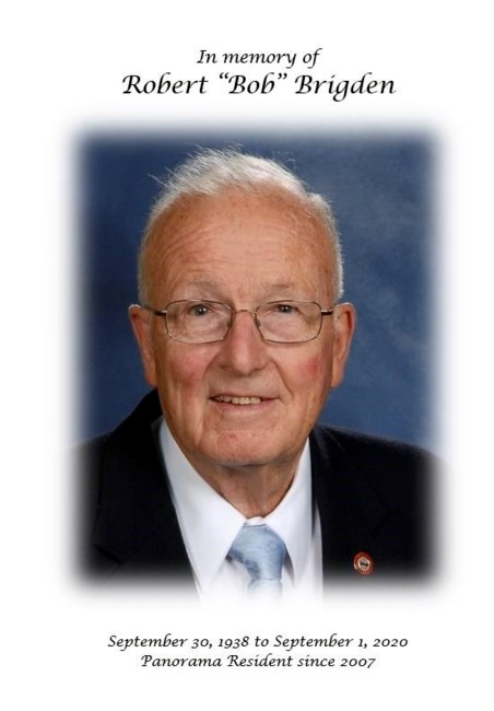 Obituary of Robert B Brigden