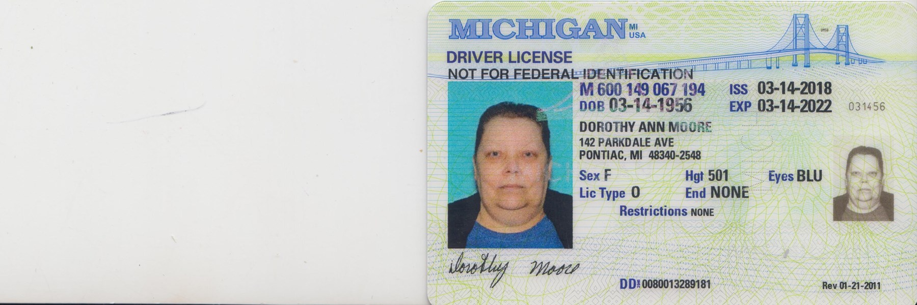 Obituary of Dorothy Moore