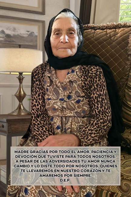 Obituary of Maria de la Luz Contreras Curiel