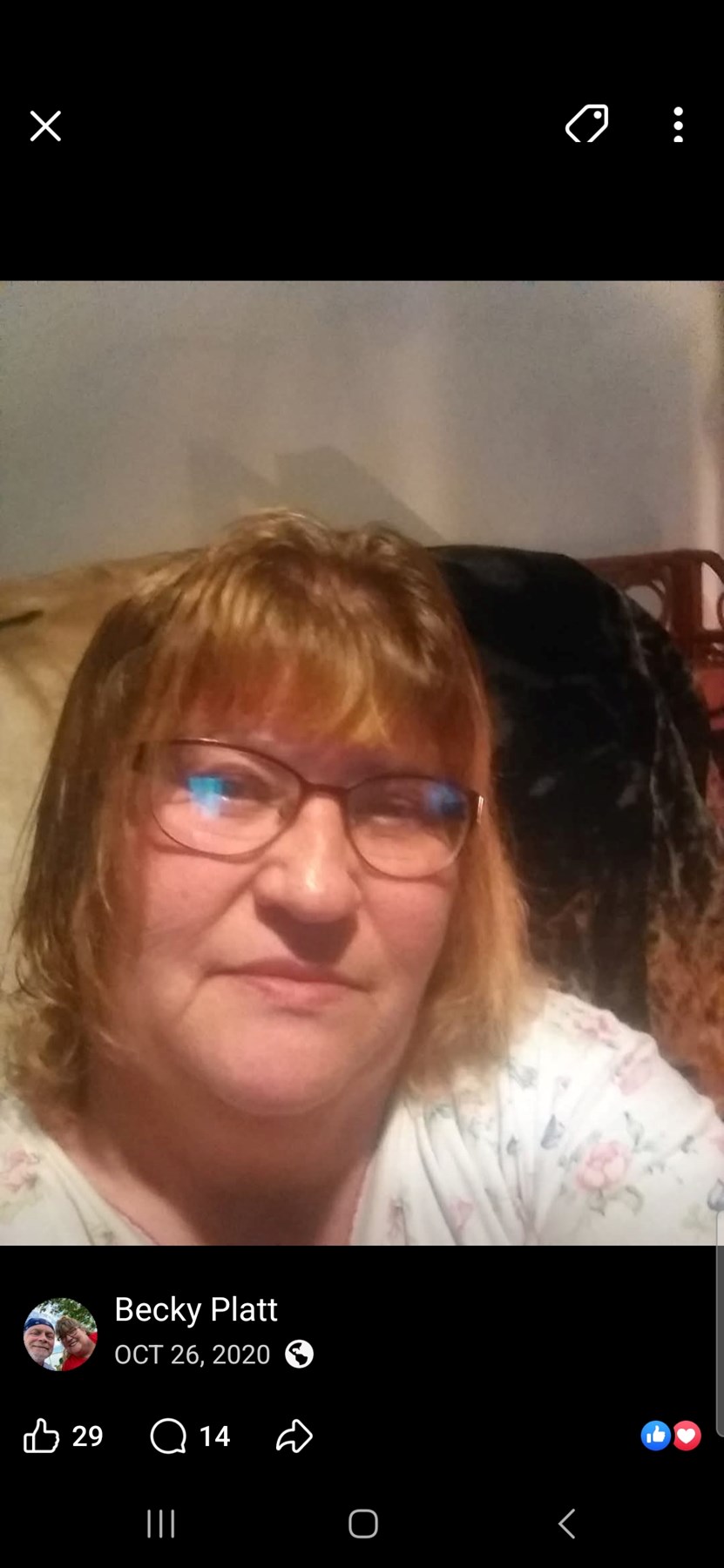 Obituary of Becky Marie O'Laughlin