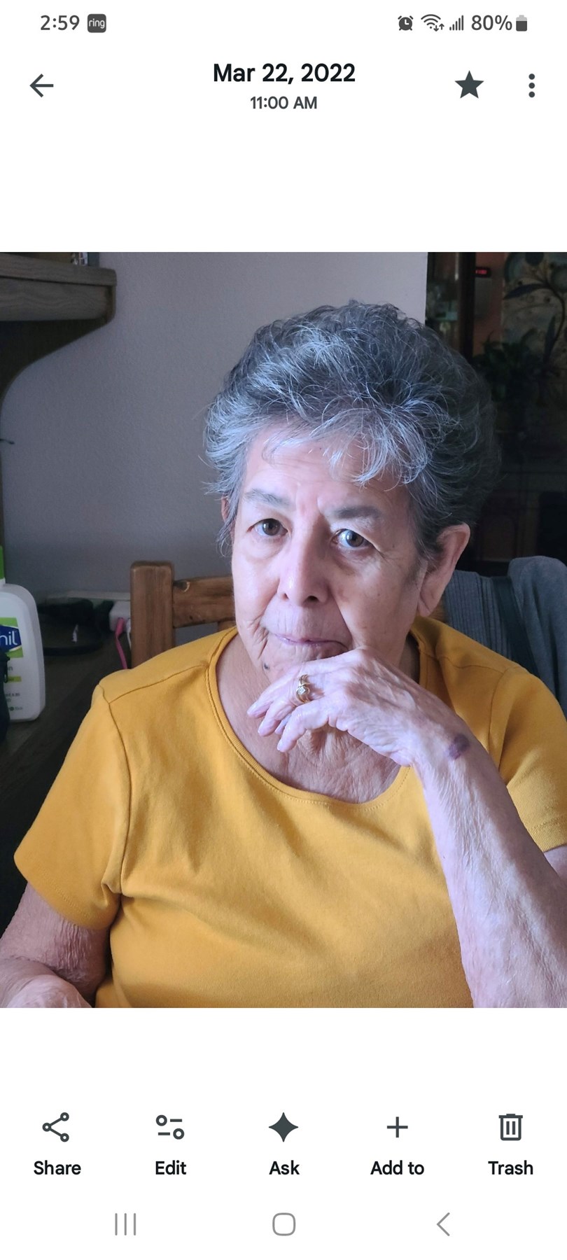 Obituary of Angelina R Saavedra