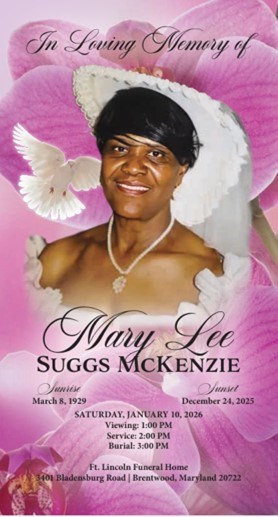 Obituary of Mary Lee McKenzie