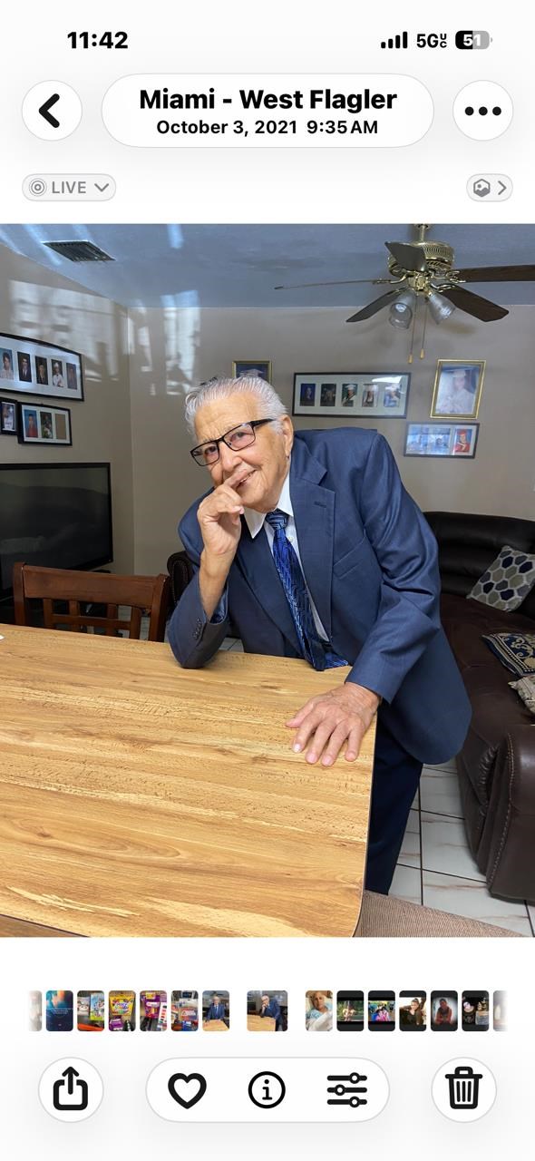 Avis de décès de Pedro Saavedra