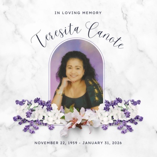Obituary of Teresita A Canote
