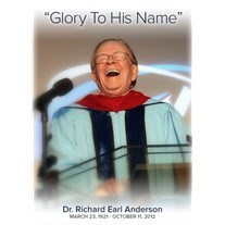 Obituary of Dr. Richard Earl Anderson