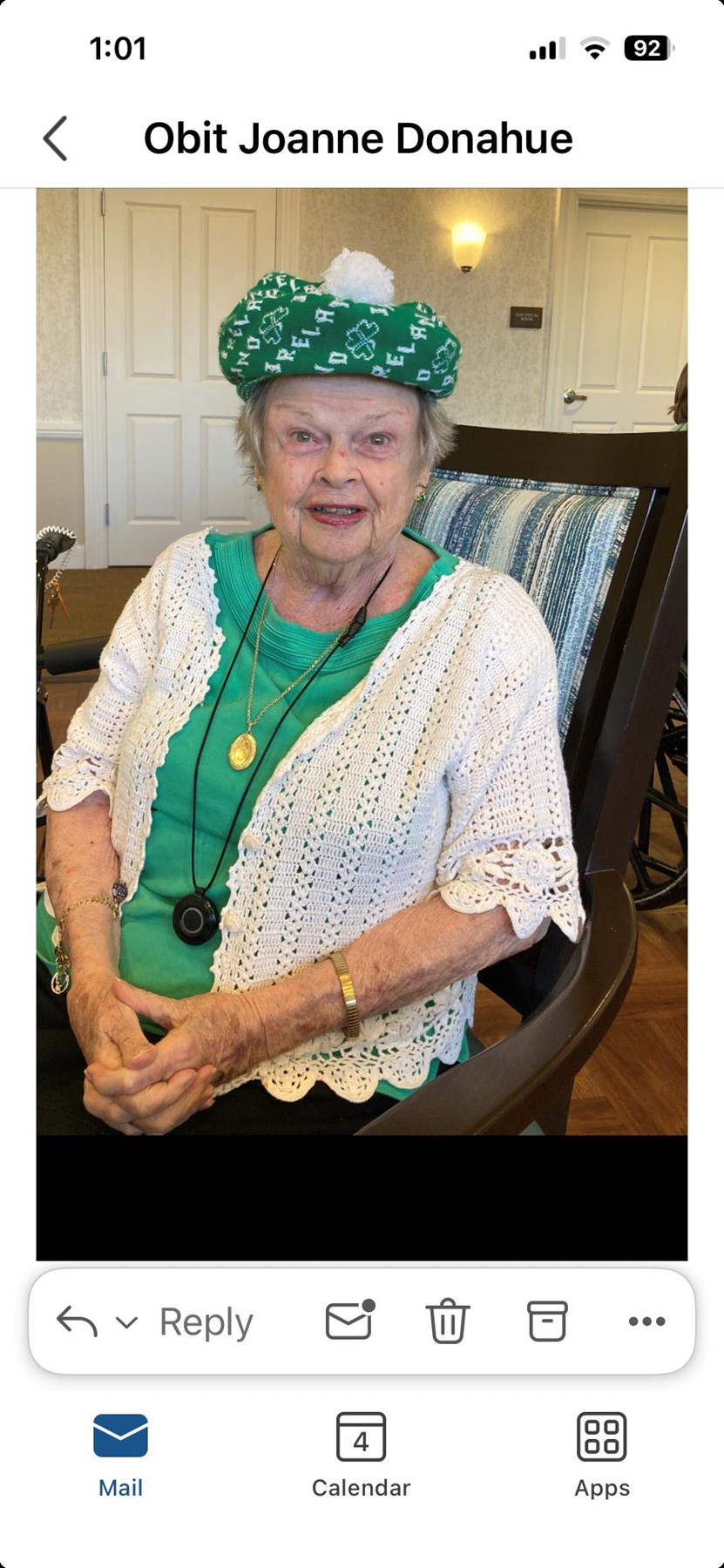 Obituary of Joanne Marie Donahue