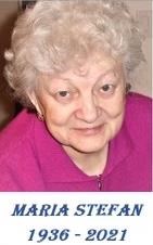 Obituary of Maria Stefan