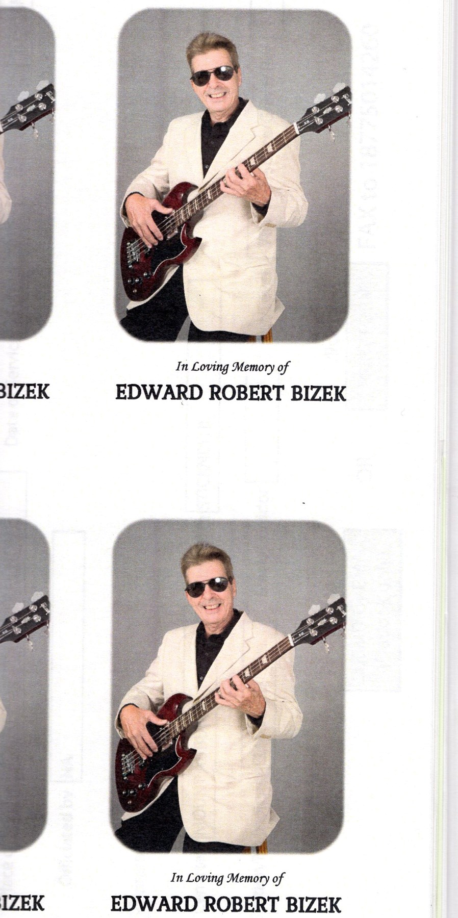 Obituary of Edward Robert Bizek