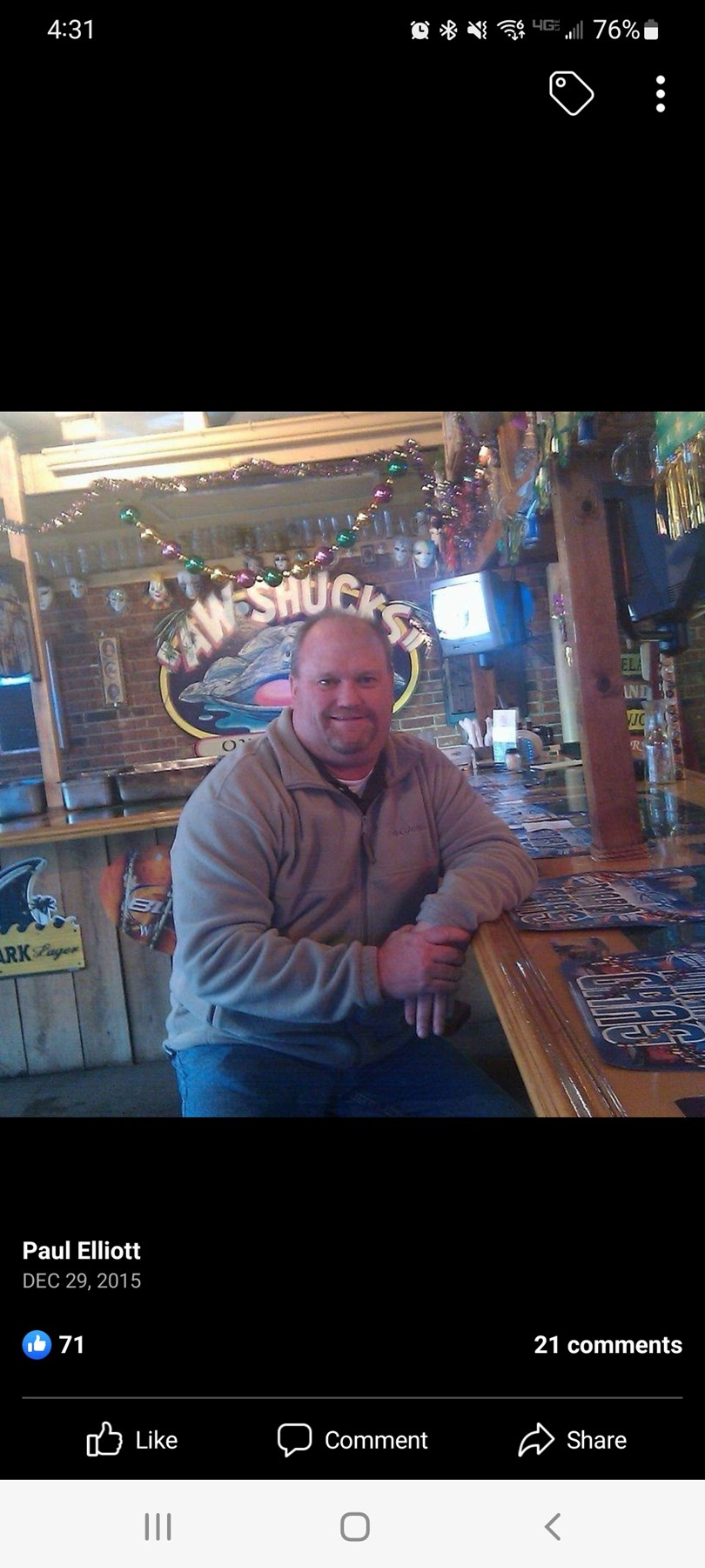 Obituary of Paul Warren Elliott